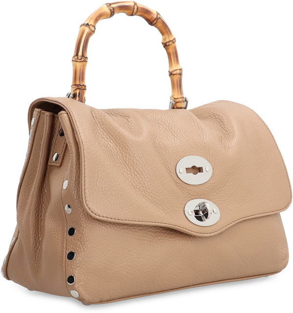 Postina S pebbled leather handbag-2